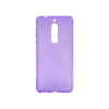 Nokia 5  - Gumiran ovitek (TPU) - vijolično-prosojen SLine