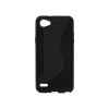 LG Q6 - Gumiran ovitek (TPU) - črn CS-Type