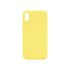 Apple iPhone XR - Silikonski ovitek (liquid silicone) - Soft - Light Yellow
