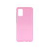 Samsung Galaxy A71 - Gumiran ovitek (TPU) - roza-prosojen svetleč