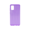 Samsung Galaxy A71 - Gumiran ovitek (TPU) - vijolična-prosojen svetleč
