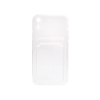 Apple iPhone XR - Gumiran ovitek (TPUC) - prozoren svetleč Card