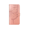 Samsung Galaxy A54 5G - Preklopna torbica (WLGO-Butterfly) - roza-zlata