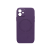 Apple iPhone 12 - Usnjen magnetni ovitek (Leather Magnetic) - vijoličen