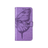 Samsung Galaxy S24 - Preklopna torbica (WLGO-Butterfly) - vijolična