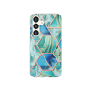 Samsung Galaxy S24 - Gumiran ovitek (TPUP) - green marble