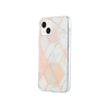 Apple iPhone 15 - Gumiran ovitek (TPUP) - pink marble