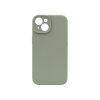 Apple iPhone 13 - Silikonski ovitek (liquid silicone) - N-Soft - Patina / Sivo zelena