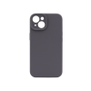 Apple iPhone 15 - Silikonski ovitek (liquid silicone) - N-Soft - Graphite color / Temno siva