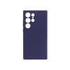 Samsung Galaxy S24 Ultra - Silikonski ovitek (liquid silicone) - N-Soft - Midnight Blue / temno modra