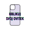 Apple iPhone 13 - Gumiran ovitek (UV-TPU) - oblikuj svoj ovitek 