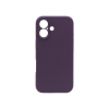 Apple iPhone 16 - Silikonski ovitek (liquid silicone) - N-Soft - Dark Purple / Temno vijolična