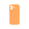 Apple iPhone 16 - Silikonski ovitek (liquid silicone) - N-Soft - Kumquat / Pastelno oranžna