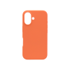 Apple iPhone 16 Plus - Silikonski ovitek (liquid silicone) - Soft - Nectarine / Oranžna