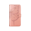 Samsung Galaxy S25+ - Preklopna torbica (WLGO-Butterfly) - roza-zlata