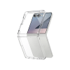Samsung Galaxy Z Flip 7 5G - Gumiran ovitek (TPU+PC) - prozoren svetleč