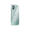 Apple iPhone 16 - Gumiran magnetni ovitek (TPU Magnetic) - roza