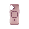Apple iPhone 17 - Gumiran magnetni ovitek (TPU Magnetic Blur) - roza
