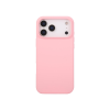 Apple iPhone 17 Pro - Silikonski ovitek (liquid silicone) - Soft - Rose Pink / Svetlo roza