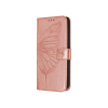 Samsung Galaxy S26 - Preklopna torbica (WLGO-Butterfly) - roza-zlata