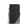 Honor 600 Lite - Preklopna torbica (WLGO-Lines) - črna