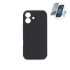 Apple iPhone 17 - Silikonski ovitek (liquid silicone) - N-Soft Magnetic - Black / Črna