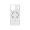 Apple iPhone 17 Pro / 18 Pro - Gumiran magnetni ovitek (TPU Magnetic Clear) - moder