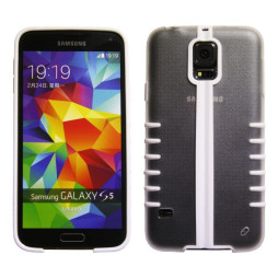 Samsung Galaxy S5/S5 Neo - Okrasni pokrovček (49) - bel