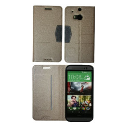HTC One M8 - Preklopna torbica (47G) - bež