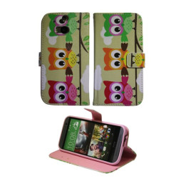 HTC One M8 - Preklopna torbica (WLGP) - Owls