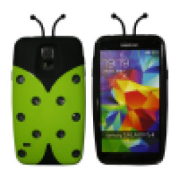 Samsung Galaxy S5/S5 Neo - Okrasni pokrovček (Pikapolonica) - zelen