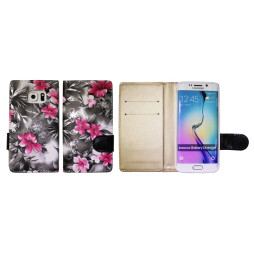 Samsung Galaxy S6 Edge - Preklopna torbica (64) - črna