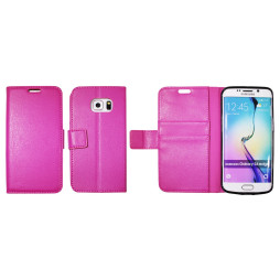 Samsung Galaxy S6 Edge - Preklopna torbica (WLG) - roza