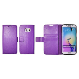 Samsung Galaxy S6 Edge - Preklopna torbica (WLG) - vijolična