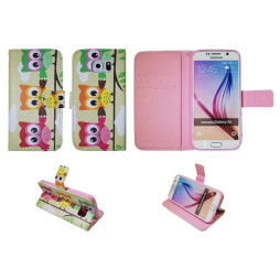 Samsung Galaxy S6 - Preklopna torbica (WLGP) - Owls