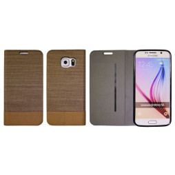 Samsung Galaxy S6 - Preklopna torbica (67G) - rjava