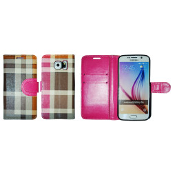 Samsung Galaxy S6 - Preklopna torbica (TKP) - roza