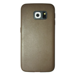 Samsung Galaxy S6 Edge - Okrasni pokrovček (43A) - rjav