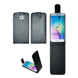 Samsung Galaxy S6 Edge - Preklopna torbica (46V) - črna