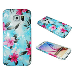 Samsung Galaxy S6 - Okrasni pokrovček (64P) - moder