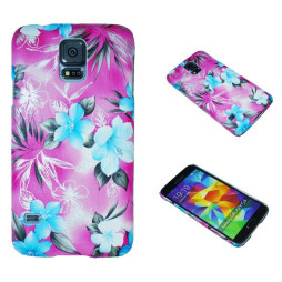 Samsung Galaxy S5/S5 Neo - Okrasni pokrovček (64P) - roza