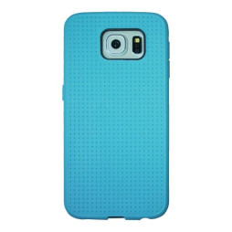 Samsung Galaxy S6 - Gumiran ovitek (08) - svetlo moder