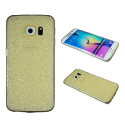 Samsung Galaxy S6 Edge - Gumiran ovitek (21A) - zlat