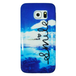 Samsung Galaxy S6 Edge - Gumiran ovitek (TPUP) - Smile