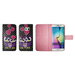 Samsung Galaxy S6 Edge - Preklopna torbica (WLGP) - Night owls