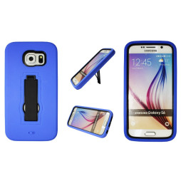 Samsung Galaxy S6 - Gumiran ovitek (26) - moder