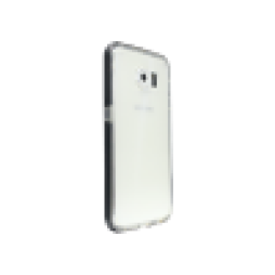 Samsung Galaxy S6 - Gumiran ovitek (TPU+ALU) - črn