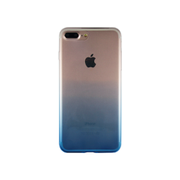Apple iPhone 7 Plus/8 Plus - Gumiran ovitek (TPUO) - modra