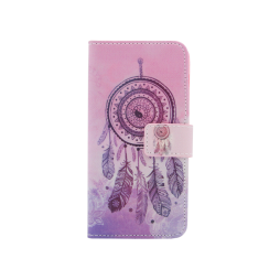Samsung Galaxy A3 (2017) - Preklopna torbica (WLGP) - Pink dreamcatcher