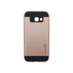 Samsung Galaxy A3 (2017) - Gumiran ovitek (ARM-01) - roza-zlat
